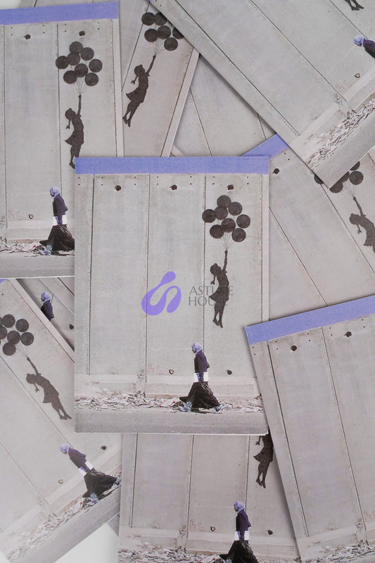 Mural Palestine - The Girl with Balloons