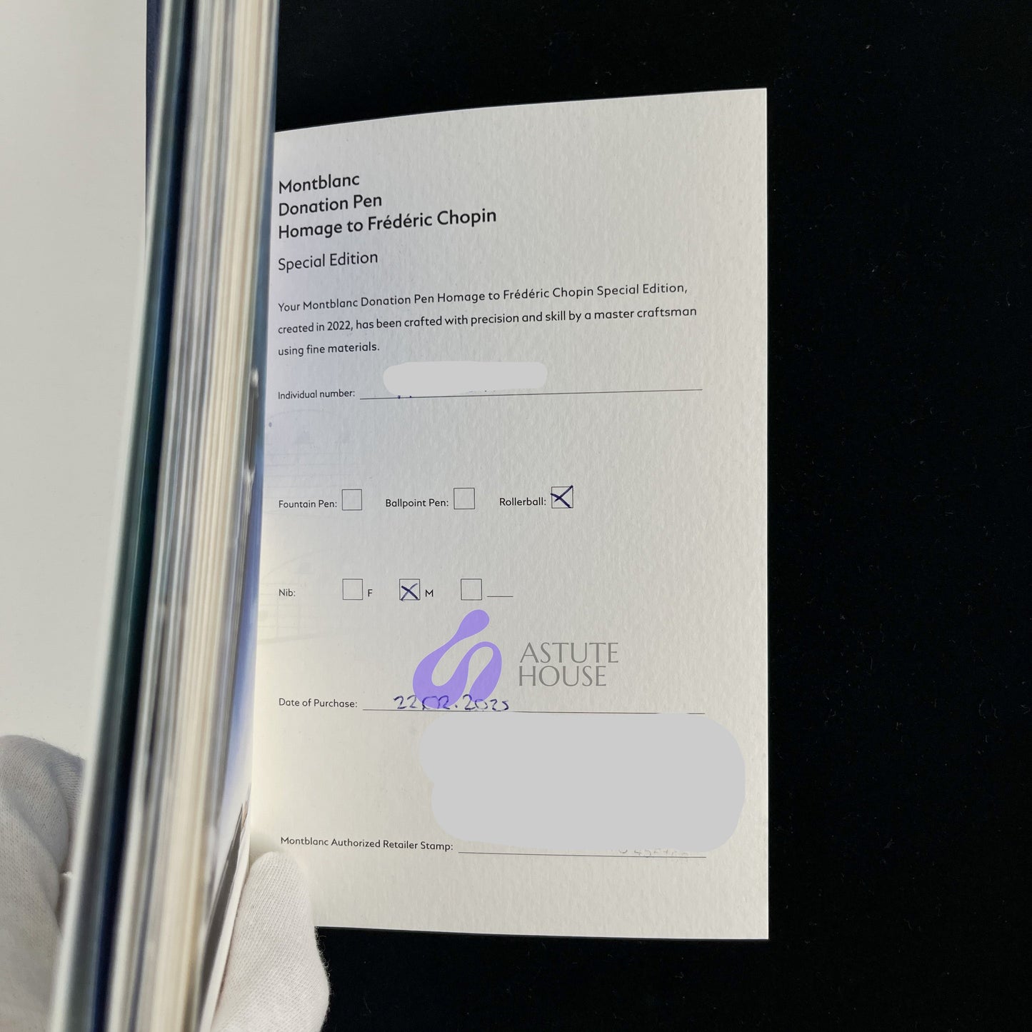 Homage to Frédéric Chopin Rollerball Pen